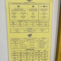 Tensuke menu w/ vegan options marked  at Tensuke Express in Columbus