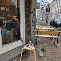 Outside at MOMI in Frankfurt