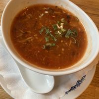 Hot & sour soup   at The Butterfly Lovers in Berlin