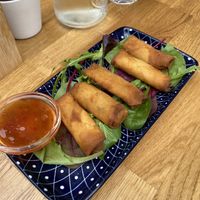 Spring rolls  at The Butterfly Lovers in Berlin
