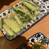 Cucumber garlic sesame sooooo good   at The Butterfly Lovers in Berlin