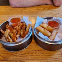 Won tons and spring rolls at The Butterfly Lovers in Berlin