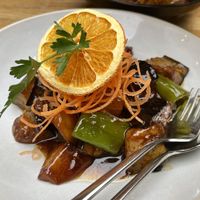 Stir fried eggplant Yüxiang style #Veganuary at The Butterfly Lovers in Berlin