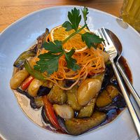 Aubergine & Wasserkastanie at The Butterfly Lovers in Berlin