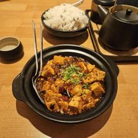 Spicy tofu in black bean sauce at The Butterfly Lovers in Berlin