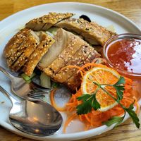 Deep fried vegan duck at The Butterfly Lovers in Berlin