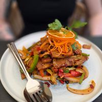 'Pork belly' made of seitan at The Butterfly Lovers in Berlin