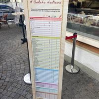 everything is clearly labeled at Il Gelato Italiano in Tegernsee