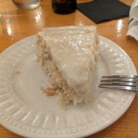 Vegan coconut cake with key lime fronting at The Floridian in St Augustine