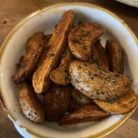 Fried fingerling potatoes   at The Floridian in St Augustine