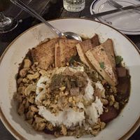 Curry bowl with tofu  at The Floridian in St Augustine
