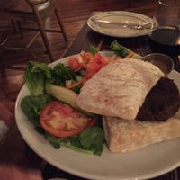 Veggie burger at The Floridian in St Augustine