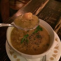Squash, kale, garbanzo soup  at The Floridian in St Augustine