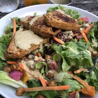 Great salad with blackened tempeh. Also gluten free   at The Floridian in St Augustine