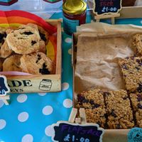 Eccles cakes & flapjacks at Cate The Bake in Clitheroe
