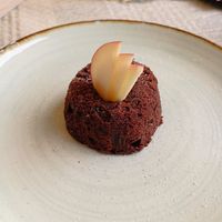 We also had the Vegan Foundant, very small but good to share anyway. Its the perfect ending for a meal. Tastes like nutella. at Bistro 23 Four in Gozo