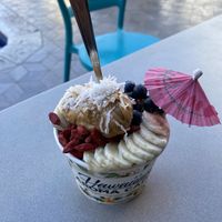 Peanut butter açaí  at Hawaiian Aroma Caffe in Honolulu