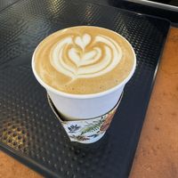 Soy lattee  at Hawaiian Aroma Caffe in Honolulu