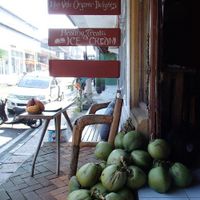 Outside of Soma at Soma Cafe in Ubud