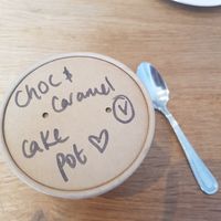 Chocolate cake pot at The Stur Of The Moment in Sturminster Newton