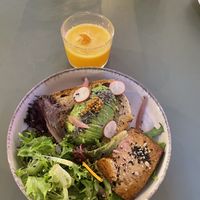 Avocado toastt  at Peacock in Toulouse