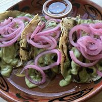 Vegan carnitas tacos  at Casita Linda in Ocean Pines
