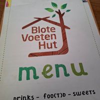 Menu at Blote Voeten Park - Blote Voeten Hut in Brunssum