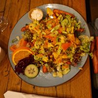 Vegan taco bowl with sweet potato fries and jackfruit at Blote Voeten Park - Blote Voeten Hut in Brunssum