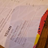 Vegan drinks! at Blote Voeten Park - Blote Voeten Hut in Brunssum