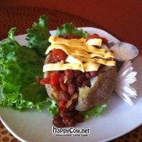 Baked potato with chili at Copper Dog Cafe in Lafayette