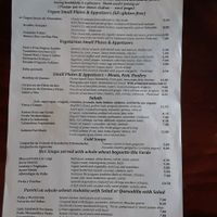 menu 2 at Ola Verde in Managua