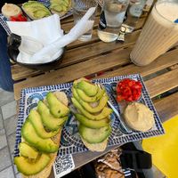 Avocado on toast with smoothie   at REVIV in Malaga