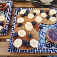 Pancakes at REVIV in Malaga