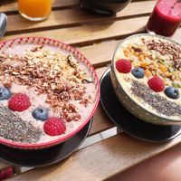 Smoothie bowls at REVIV in Malaga