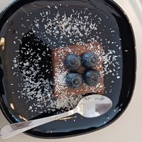 The brownie at REVIV in Malaga