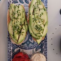 The avocado pitufo at REVIV in Malaga