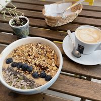 Nutty smoothie bowl  at REVIV in Malaga