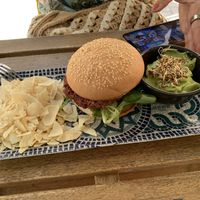 Beet & Lentil Burget  at REVIV in Malaga