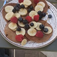 Sweet pancakes at REVIV in Malaga