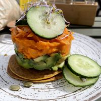 Salty pancakes  at REVIV in Malaga