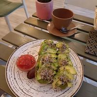 The pesto Sandwich (amazing!) at REVIV in Malaga