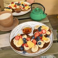 Sweet pancakes (glutenfree too!)  at REVIV in Malaga