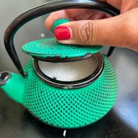 Chai latte with oat milk… tastes like a warm, gently sweetened milk, which I loved. at REVIV in Malaga