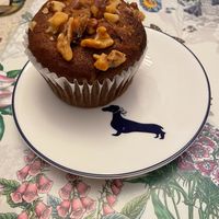Banana Walnut muffin at Canella Cafe Bakery in Queens