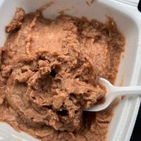 frijoles  at Taqueria El Perez in Oak Lawn