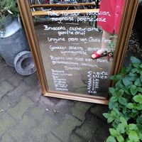 Menu at De Nieuwe Kantine in Arnhem