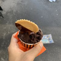 Exceptional chocolate ice cream  at Vanini Swiss Chocolate in Interlaken