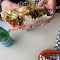 Inner crunch wrap   at Vegan Junk Food in Portland