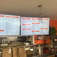 Menu  at Vegan Junk Food in Portland