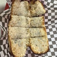 Cheesy garlic bread #Veganuary at Vegan Junk Food in Portland